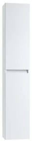 Colonna per mobile bagno Kora 2 ante P 27 x L 30 x H 160 cm laccato opaco bianco