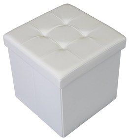 ZARA - pouf quadrato in ecopelle