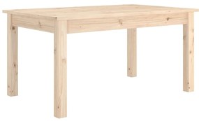 Tavolino da salotto 80x50x40 cm legno massello di pino
