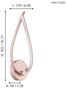 Eglo 97363 - Applique a LED PALOZZA 1xLED/11W/230V