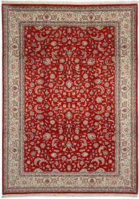 Isfahan Tappeto 250x340 Rosa (Indian) Annodato A Mano
