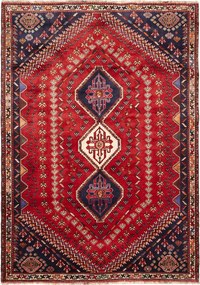 Gashghai Tappeto persiano 180 x 260 Rosso (Iran) Annodato A Mano
