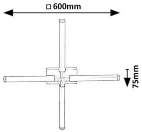 Rabalux 75046 - Applique a LED da bagno TILORA LED/16W/230V 4000K IP44