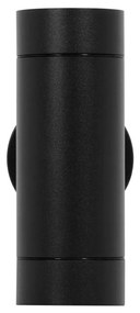 Applique Cilindrica Bidirezionale IP65 GU10 Nero Colore Nero