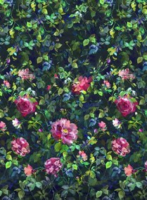 Designers Guild Tapete Gertrude Rose - Fuchsia