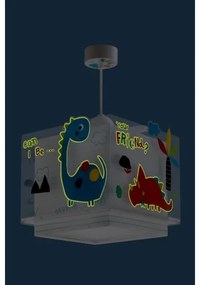 Dalber D-73452 - Lampadario per bambini DINOS 1xE27/60W/230V