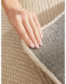 Tappeto colore naturale chiaro in lana tessuto a mano 160x230 cm Eleni Natural White – Hanse Home