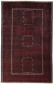 Tappeto 210x340 Rosso (Iran) Annodato A Mano