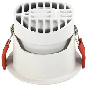 Faro LED da Incasso 12W, Orientabile CRI92 Foro Ø75mm, Bianco CCT, UGR11 Colore Bianco Variabile CCT