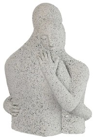 Statua Decorativa Home ESPRIT Bianco Romantico Coppia 25,8 x 22,5 x 38,5 cm