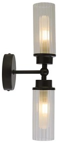 Searchlight 29982BK - Lampada da parete IMPERIAL 2xG9/33W/230V nero
