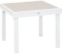 Tavolo allungabile 90 180x75,5x90 cm - piano legno Piazza