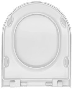 Copri wc compatibile serie Resort di Rak bianco modello avvolgente