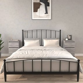Comodini 2 Pz Grigio Sonoma 40x35x70 Cm /