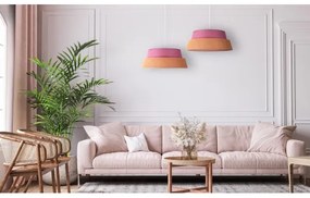 Duolla - Lampadario a sospensione con filo GALAXY 1xE27/40W/230V diametro 50 cm rosa