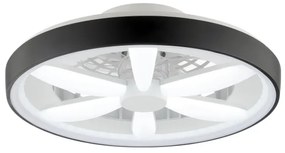 Brilliant - Ventilatore a soffitto LED RGBW GAIANO LED/48W/230V nero +DO