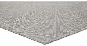 Tappeto grigio per esterni , 135 x 190 cm Hibis Line - Universal
