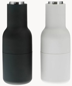 Set macina sale e pepe con coperchio in acciaio inossidabile Bottle Grinder 2 pz