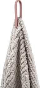 Gancio per asciugamani rosa polveroso in silicone 2 pz Loop – Zone