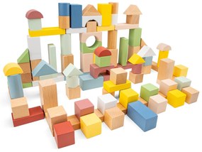 Blocchi di costruzione in legno - 100 pezzi