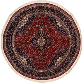 Isfahan Tappeto orientale 200x200 Rosso (Cina) Annodato A Mano
