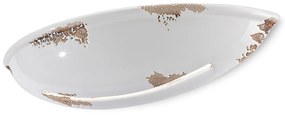 Applique Vintage Ceramica Bianca 2 Luci E14