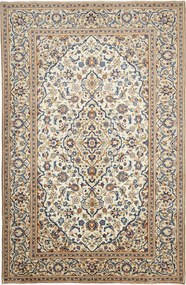 Kashan Tappeto 300x200 Beige (Iran) Annodato A Mano