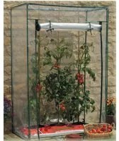 Serra per Pomodori da Giardino in Alluminio Verniciato e Copertura in Pvc