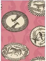 Cole & Son Carta da parati Matrinah - Cream/ Pink