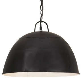 Lampada Industriale Vintage 25 W Nera Rotonda 40 Cm E27 /