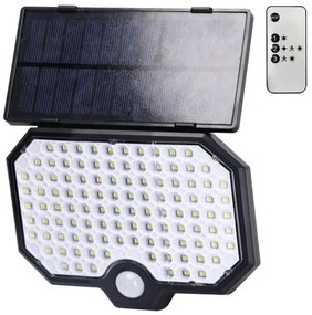 Aigostar - LED Luce solare con sensore di movimento LED/2,4W/3,7V IP65