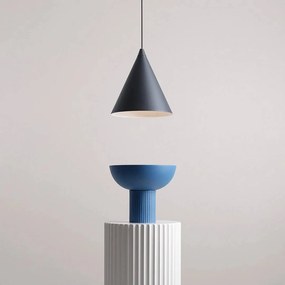 Lampada a sospensione Form ALDEX, dimmerabile, Nero, Soggiorno / Sala da pranzo, Metallo, Lampada a sospensione