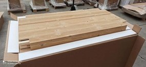 Tavolo da pranzo moderno allungabile in legno invecchiato 180 x 90