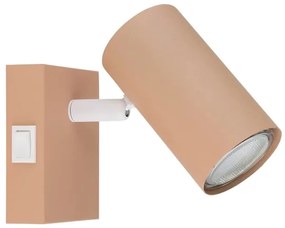 Globo 57911-1P - Faretto da parete ROBBY 1xGU10/25W/230V arancione