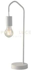 Lampada da tavolo habitat bianco 1 luce attacco e27 17x48cm