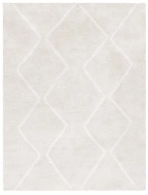 Tappeto Zwara geometrico bianco/pana, L 170 x L 120 cm