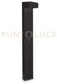 Sirio paletto ip65 h.80cm 1 luce attacco gx53 nero