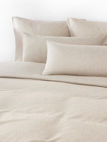 Copripiumino in flanella a righe sottili Javon