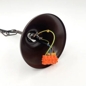 Brilagi - LED Lampadario a sospensione con catena COTTAGE 3xE14/40W/230V quercia/marrone