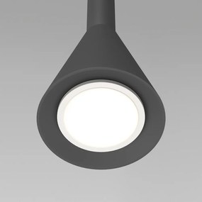 Lampadario A Sospensione Moderno Arrow Metallo Nero 1 Luce Gu10 40W