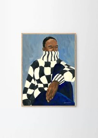 Poster 50x70 cm Check – Hanna Peterson – The Poster Club