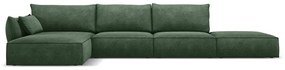 Divano angolare verde scuro (angolo sinistro) Vanda - Mazzini Sofas