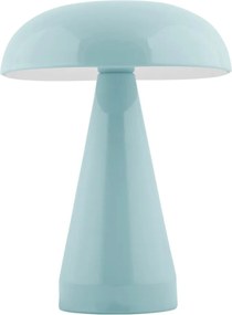 Lampada da tavolo dimmerabile a LED di colore azzurro con paralume in metallo (altezza 20,5 cm) Rachel - Leitmotiv
