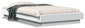 Giroletto Con Luci Led Bianco 90x200 Cm İn Legno Multistrato /