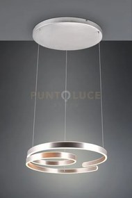 Marnie sospensione led 68w 8000lm, 3000k  metallo alluminio a spira...