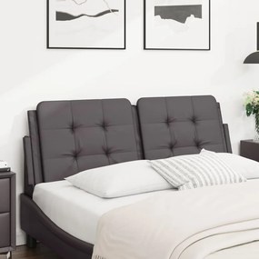 Cuscino Testiera Grigio 140 Cm İn Similpelle /