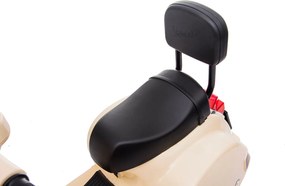 Piaggio Mini Vespa PX150 Elettrica 6V per Bambini Crema...