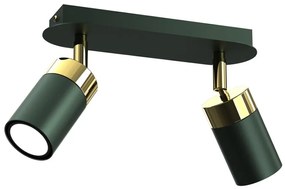 Brilagi - Faretto POKER 2xGU10/25W/230V verde