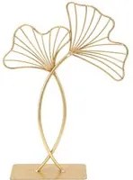 Scultura Leaf Glam 25x8,5x35 cm in Ferro Oro