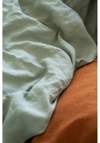 Lenzuolo di lino verde per bambini Natura, 60 x 120 cm Sage - Linen Tales